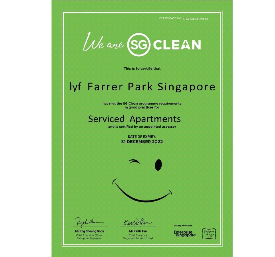 Lyf Farrer Park Singapore Aparthotel Buitenkant foto